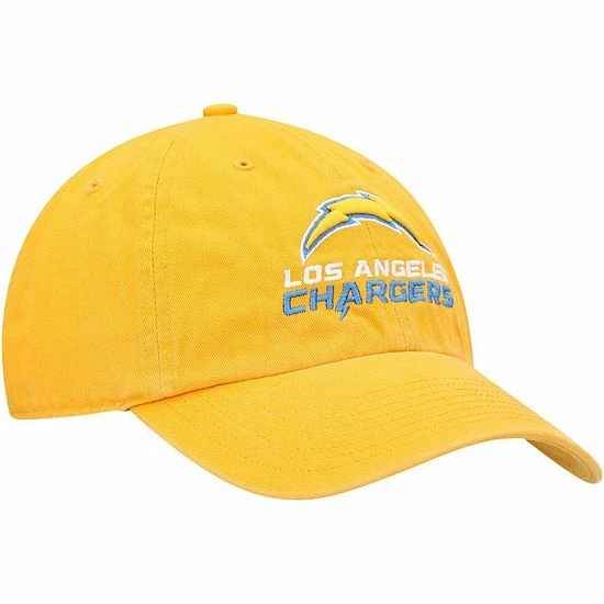 Wholesale 😀 Unbranded Men's '47 Gold Los Angeles Chargers Secondary Clean Up Adjustable Hat 👏 - Image 3