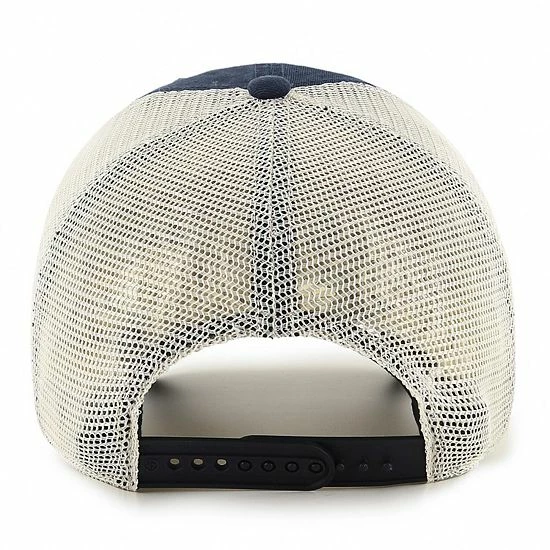 Cheapest ๐ Unbranded Men's '47 Navy/White New England Patriots Morgantown Trucker Clean Up Snapback Hat ๐ - Image 3