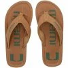 Discount 😀 Unbranded Men's FOCO Miami Hurricanes Color Pop Flip-Flop 🩴 Sandals 🤩