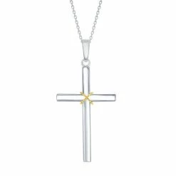 Budget 🤩 Unbranded Sterling Silver Design Cross Pendant Necklace 😀