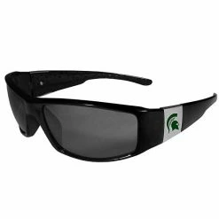 Wholesale 💯 Unbranded Michigan State Spartans Chrome Wrap 👓 Sunglasses 🌟