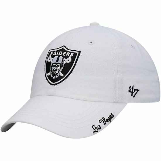 Cheap ๐ Unbranded ๐ฉ Women's '47 White Las Vegas Raiders Miata Clean Up Primary Adjustable Hat โ - Image 2