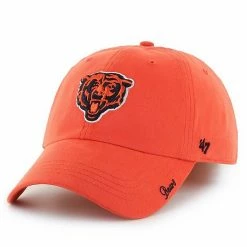 New 🛒 Unbranded 👩 Women's '47 Orange Chicago Bears Miata Clean Up Secondary Adjustable Hat ⭐