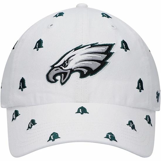 Flash Sale 🥰 Unbranded 👩 Women's '47 White Philadelphia Eagles Confetti Clean Up Liberty Adjustable Hat 🛒 - Image 3