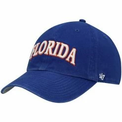 Budget 👏 Unbranded Men's '47 Royal Florida Gators Archie Script Clean Up Adjustable Hat 😍