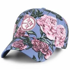 Wholesale 🧨 Unbranded 👩 Women's '47 Blue Pittsburgh Steelers Peony Clean Up Adjustable Hat 👍