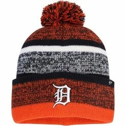 Best reviews of 🔥 Unbranded Men's '47 Navy Detroit Tigers Northward Cuffed Knit Hat With Pom 🛒