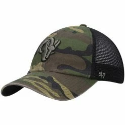 Cheap ⭐ Unbranded Men's '47 Camo Los Angeles Rams Branson Clean Up Trucker Hat 👏