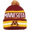 Buy 🛒 Unbranded Men's '47 Maroon Minnesota Golden Gophers Bering Cuffed Knit Hat With Pom 🔔
