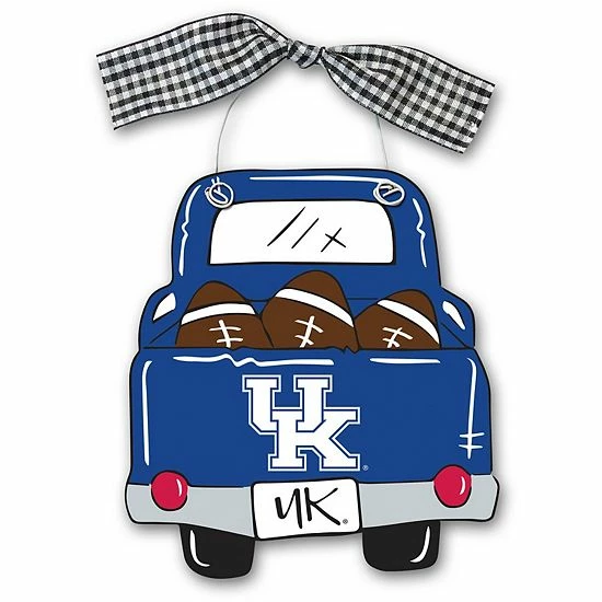 Top 10 ๐งจ Unbranded Kentucky Wildcats Wood Truck Ornament โญ