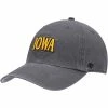 Cheapest 😀 Unbranded Men's '47 Charcoal Iowa Hawkeyes Archie Script Clean Up Adjustable Hat ⌛