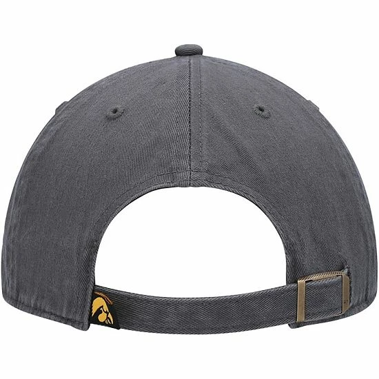 Cheapest 😀 Unbranded Men's '47 Charcoal Iowa Hawkeyes Archie Script Clean Up Adjustable Hat ⌛ - Image 5