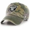 Top 10 😍 Unbranded Men's '47 Camo Las Vegas Raiders Woodland Clean Up Adjustable Hat 🎉