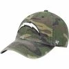 Flash Sale 👍 Unbranded Men's '47 Camo Los Angeles Chargers Woodland Clean Up Adjustable Hat ⌛