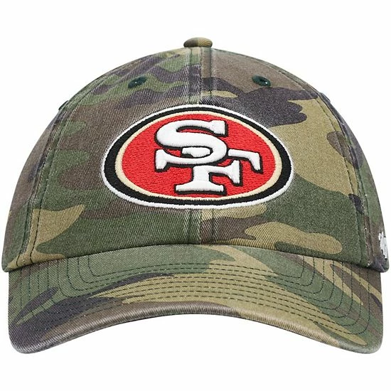 Promo ✨ Unbranded Men's '47 Camo San Francisco 49ers Woodland Clean Up Adjustable Hat 🎁 - Image 3