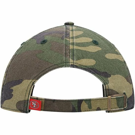 Promo ✨ Unbranded Men's '47 Camo San Francisco 49ers Woodland Clean Up Adjustable Hat 🎁 - Image 5