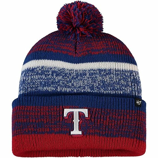 Best deal ๐ Unbranded Men's '47 Red Texas Rangers Northward Cuffed Knit Hat With Pom โญ
