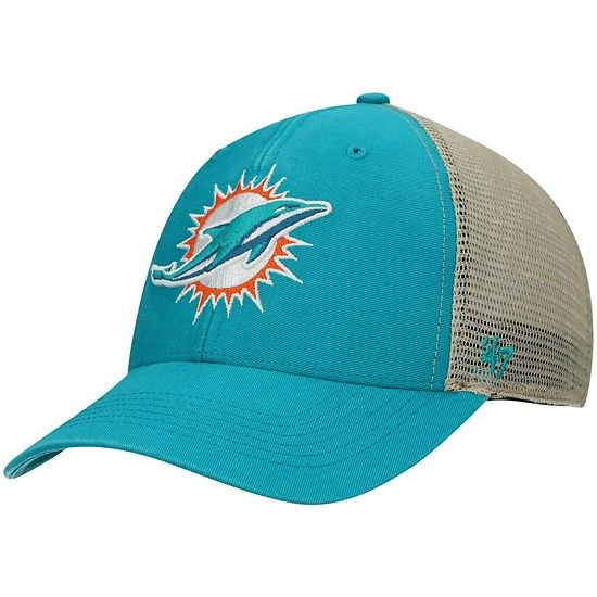 Budget ๐ Unbranded Men's '47 Aqua Miami Dolphins Flagship MVP Snapback Hat ๐ฏ - Image 2
