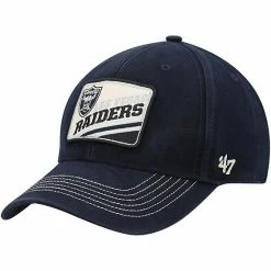 Discount 🥰 Unbranded Men's '47 Black Las Vegas Raiders Upland MVP Logo Adjustable Hat 🎁
