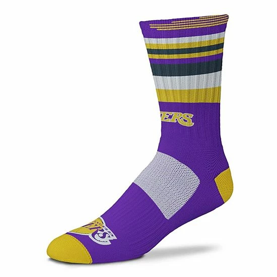 Promo ๐ Unbranded For Bare Feet Los Angeles Lakers Rave Crew ๐งฆ Socks โ๏ธ - Image 2