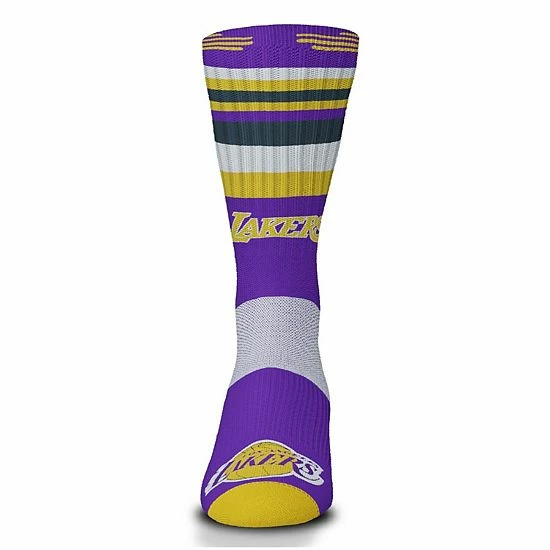 Promo ๐ Unbranded For Bare Feet Los Angeles Lakers Rave Crew ๐งฆ Socks โ๏ธ - Image 3