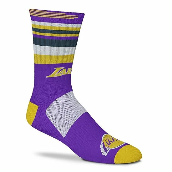 Promo ๐ Unbranded For Bare Feet Los Angeles Lakers Rave Crew ๐งฆ Socks โ๏ธ - Image 4