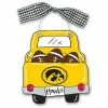 Flash Sale ❤️ Unbranded Iowa Hawkeyes Wood Truck Ornament 💯
