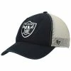 Discount 😉 Unbranded Men's '47 Black Las Vegas Raiders Flagship MVP Snapback Hat 🤩