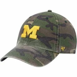 Best reviews of 💯 Unbranded Men's '47 Camo Michigan Wolverines Clean Up Core Adjustable Hat 👍