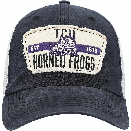 Coupon ⭐ Unbranded Men's '47 Black TCU Horned Frogs Crawford Clean Up Trucker Snapback Hat 😍 - Image 3