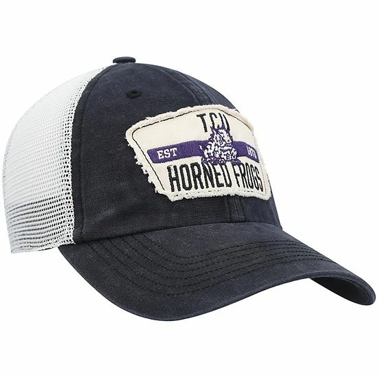 Coupon ⭐ Unbranded Men's '47 Black TCU Horned Frogs Crawford Clean Up Trucker Snapback Hat 😍 - Image 4