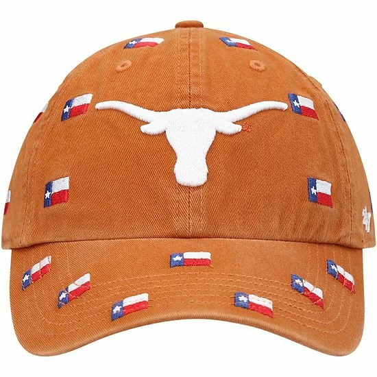 Hot Sale ๐ Unbranded ๐ฉ Women's '47 Texas Orange Texas Longhorns Confetti Clean Up Adjustable Hat โจ - Image 3