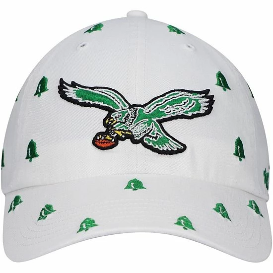 New 😉 Unbranded 👩 Women's '47 White Philadelphia Eagles Confetti Clean Up Legacy Adjustable Hat 🎁 - Image 3