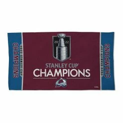 Cheap 🥰 Unbranded WinCraft Colorado Avalanche 2022 Stanley Cup Champions Locker Room 22'' X 42'' On-Ice Double-Sided Towel 🔥