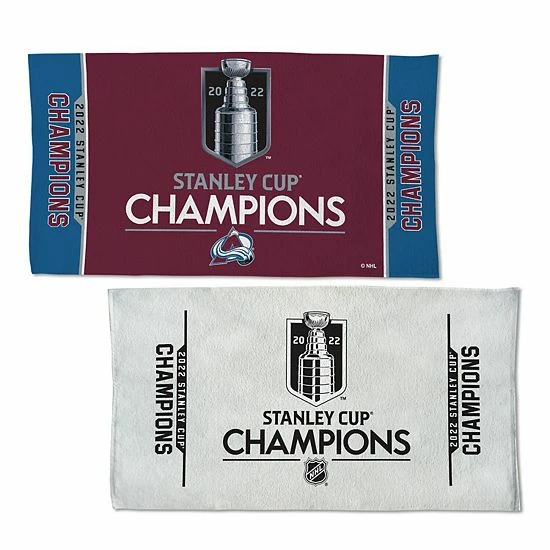 Cheap ๐ฅฐ Unbranded WinCraft Colorado Avalanche 2022 Stanley Cup Champions Locker Room 22'' X 42'' On-Ice Double-Sided Towel ๐ฅ - Image 4