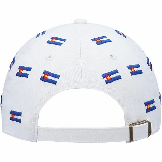 Cheapest 😍 Unbranded 👩 Women's '47 White Denver Broncos Confetti Clean Up Adjustable Hat ⌛ - Image 5