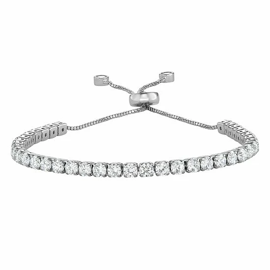 Best deal ❤️ Unbranded Sterling Silver Cubic Zirconia Lariat Tennis Bracelet 🔔