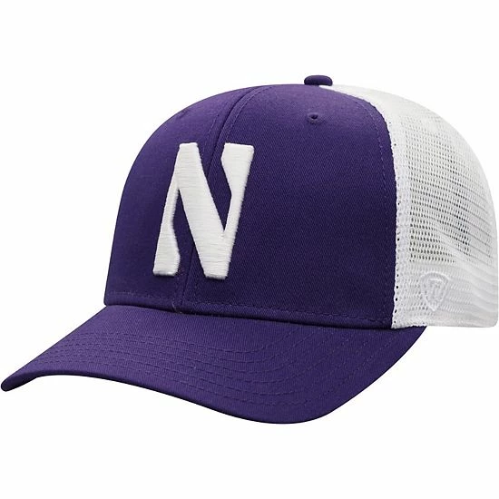 Top 10 😀 Unbranded Men's Top Of The World Purple/White Northwestern Wildcats Trucker Snapback Hat 🔔 - Image 2