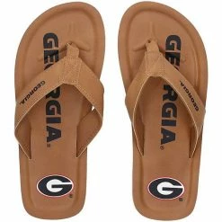 Wholesale ⌛ Unbranded Men's Georgia Bulldogs Color Pop Flip Flop 🩴 Sandals 🛒