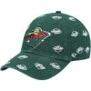 New 🎉 Unbranded 👩 Women's '47 Green Minnesota Wild Confetti Clean Up Logo Adjustable Hat 👍