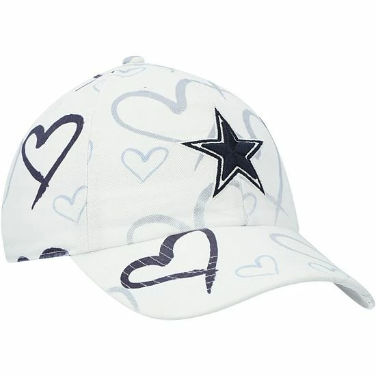 Best Pirce 🔥 Unbranded 👧 Girls Youth '47 White Dallas Cowboys Adore Clean Up Adjustable Hat 🔥 - Image 4