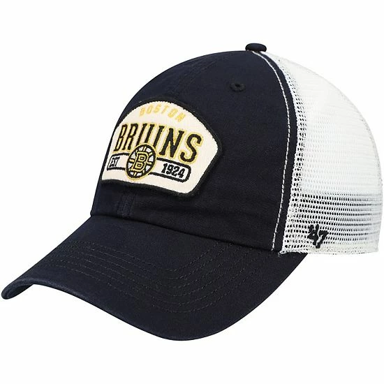 Best Sale โ Unbranded Men's '47 Black Boston Bruins Penwald Trucker Snapback Hat ๐ - Image 2