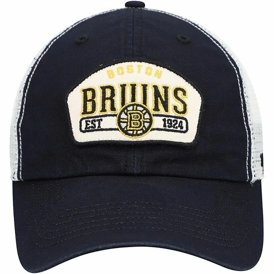 Best Sale โ Unbranded Men's '47 Black Boston Bruins Penwald Trucker Snapback Hat ๐ - Image 3