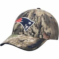 Wholesale 🤩 Unbranded Men's '47 Mossy Oak Camo New England Patriots Frost MVP Adjustable Hat 😉