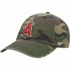 Cheapest 🎉 Unbranded Men's '47 Camo Los Angeles Angels Team Clean Up Adjustable Hat 🎉