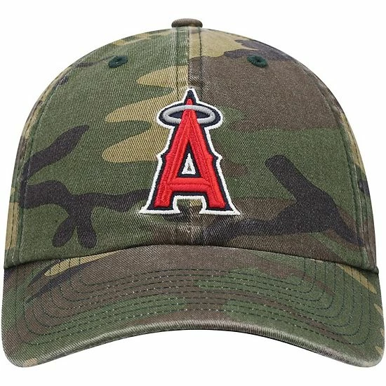 Cheapest 🎉 Unbranded Men's '47 Camo Los Angeles Angels Team Clean Up Adjustable Hat 🎉 - Image 3