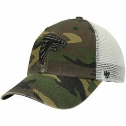 Budget 🤩 Unbranded Men's '47 Camo Atlanta Falcons Branson Clean Up Trucker Hat 🛒