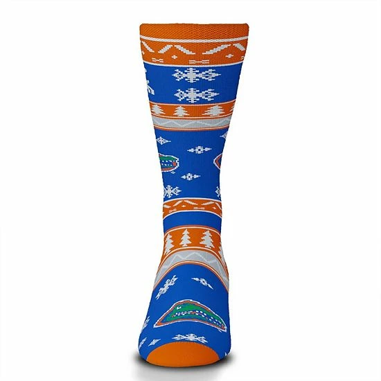 Cheapest ⌛ Unbranded For Bare Feet Florida Gators Holiday Pattern Crew 🧦 Socks 🎉 - Image 3