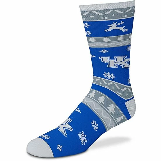 Cheap ๐ Unbranded For Bare Feet Kentucky Wildcats Holiday Pattern Crew ๐งฆ Socks ๐ฅ - Image 2