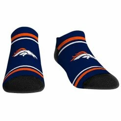 Budget ❤️ Unbranded Rock Em 🧦 Socks Denver Broncos Logo Lines Ankle 🧦 Socks 🛒
